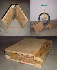 Low sandwich boards.